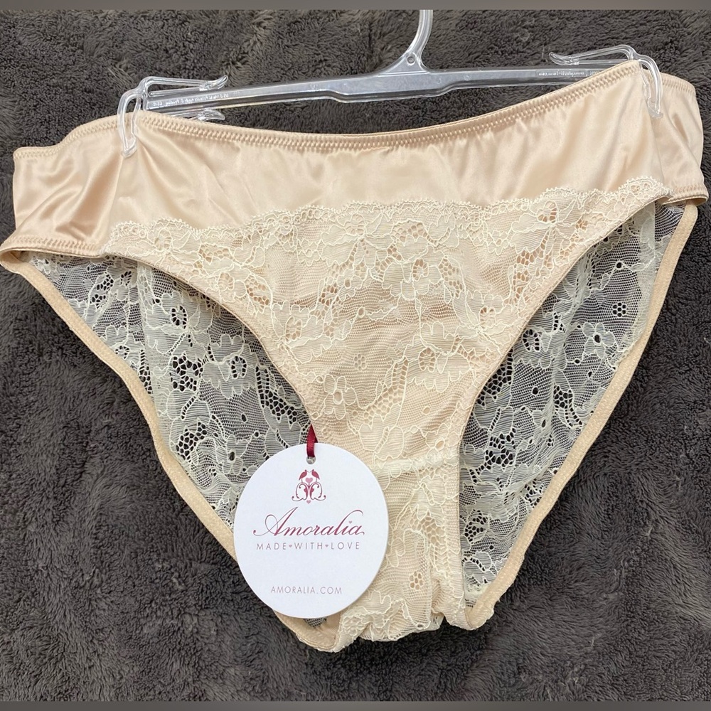 Amoralia Nougatine Lace Brief